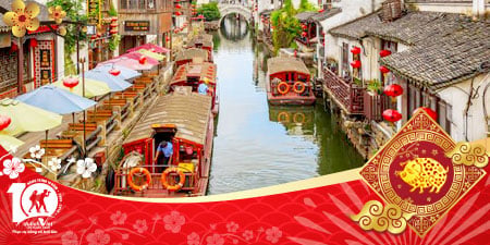 Du lịch Tết âm lịch 2025 - Trung Quốc Thượng Hải - Hàng Châu - Hoành Điểm - Ô Trấn từ Sài Gòn