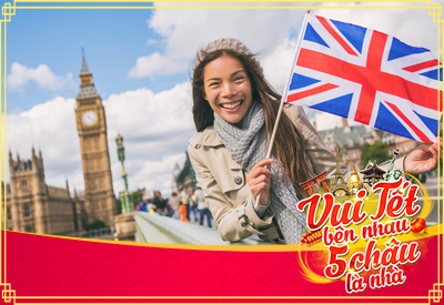 Du lịch Châu Âu - Tour Anh Tết Âm Lịch 7 ngày 6 đêm khởi hành từ Hà Nội giá tốt