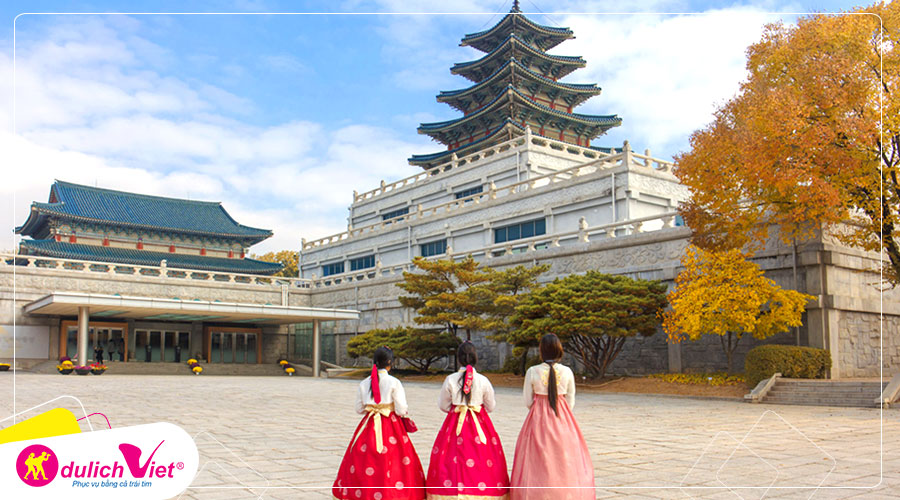Du lịch mùa Thu - Tour Hàn Quốc Seoul - Everland - Đảo Nami - Tháp Namsan từ Sài Gòn 2025