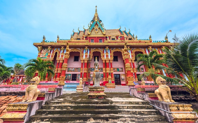 Khám phá chùa Ghositaram của người Khmer
