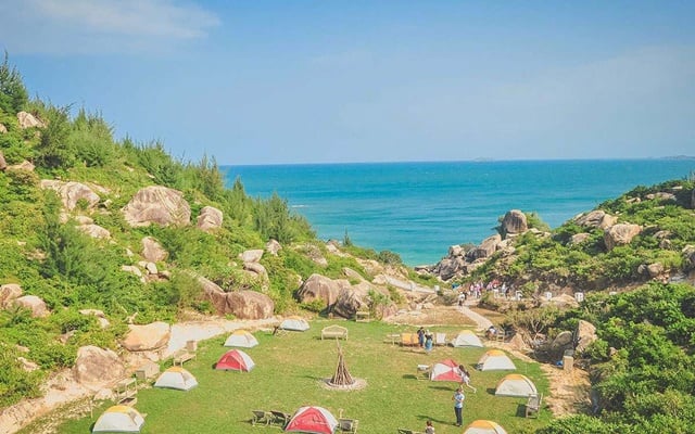 Check in khu dã ngoại Trung Lương