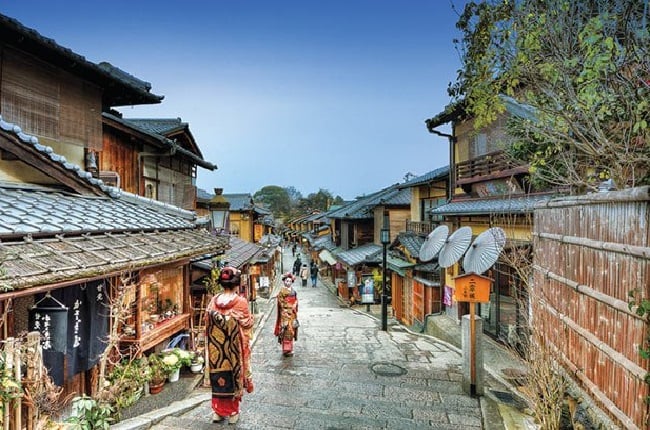 Phố cổ Kyoto với kiến trúc truyền thống Nhật Bản