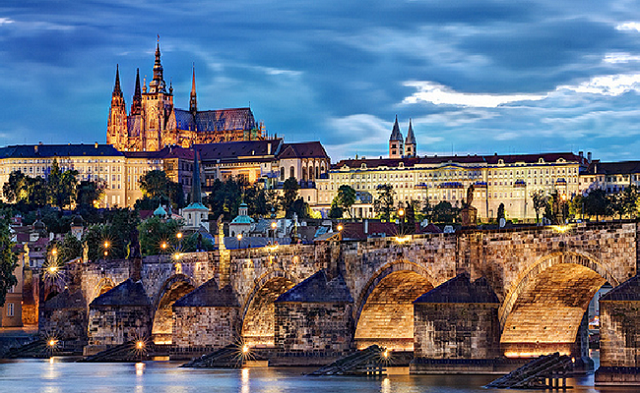 Lâu đài Prague Castle được xây dựng từ thời trung cổ