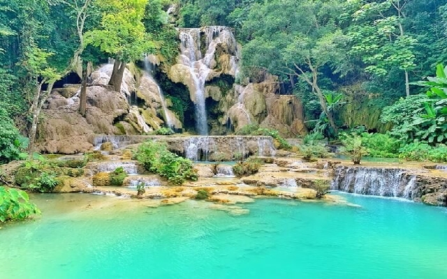 Du lịch Thác Kuang Si - Lào