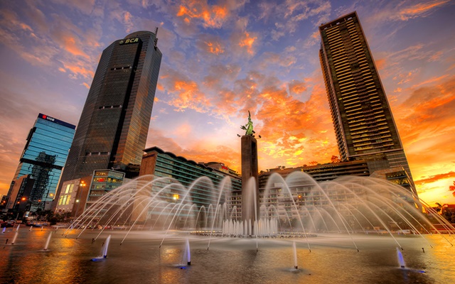 Check in thủ đô Jakarta sầm uất